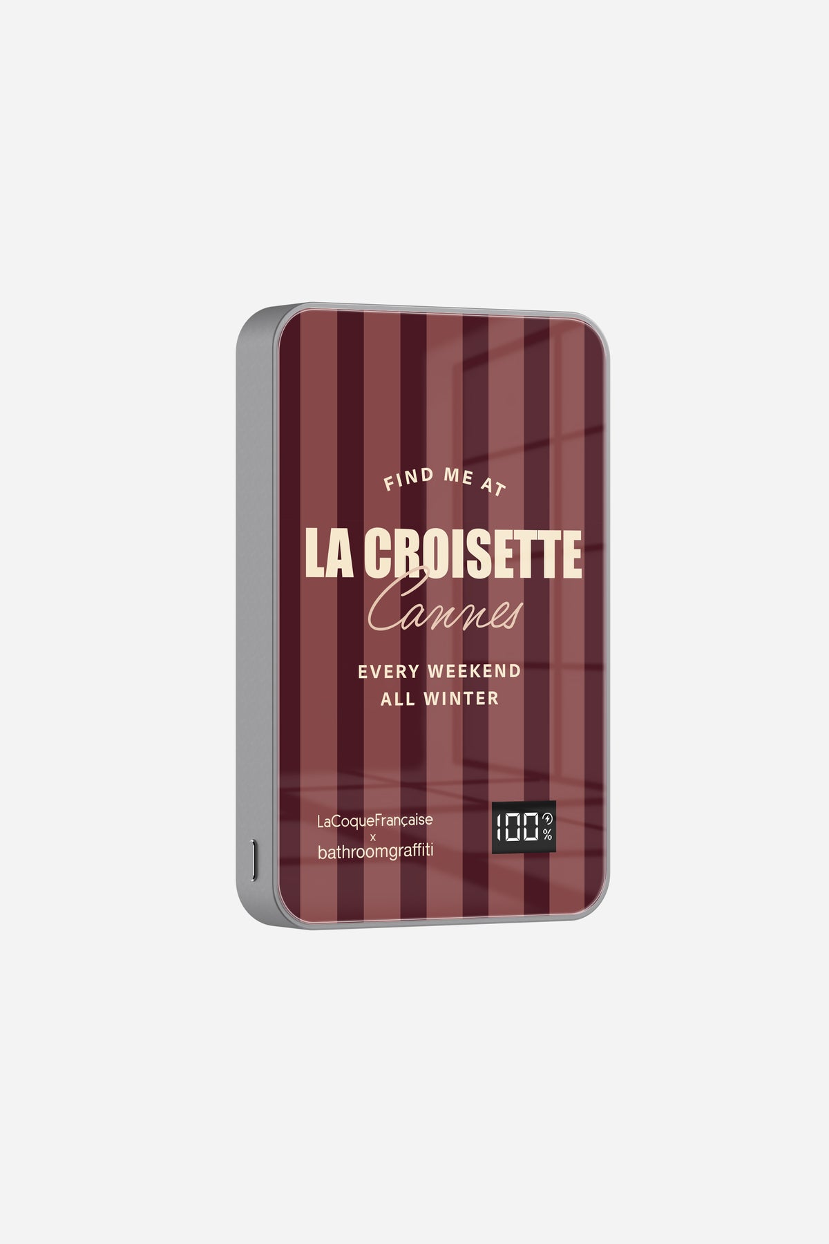 Batterie externe La Coque Française x Bathroom Graffiti