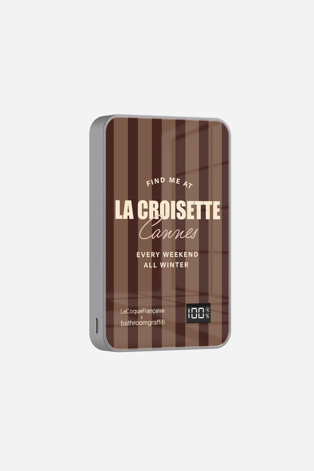 Batterie externe La Coque Française x Bathroom Graffiti