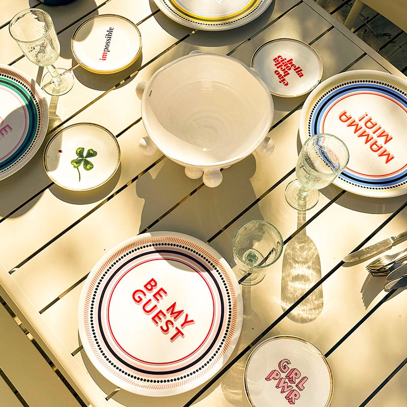 Bitossi home assiette ∅ 17 cm - Quadri Foglio