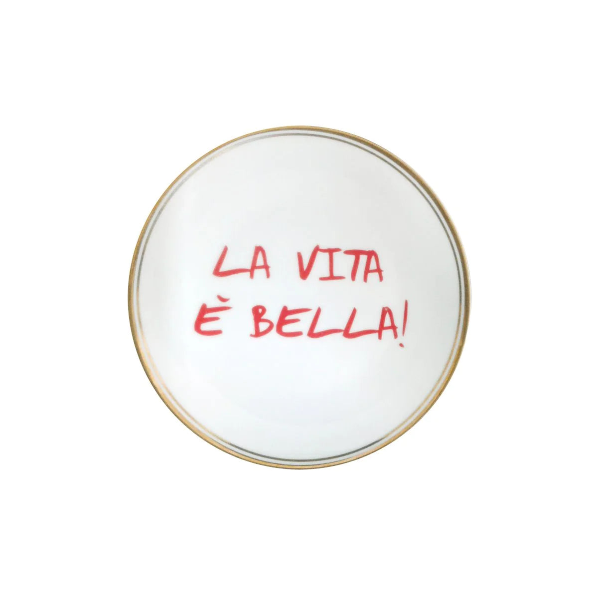 Bitossi home assiette ∅ 17 cm - la vita e' bella