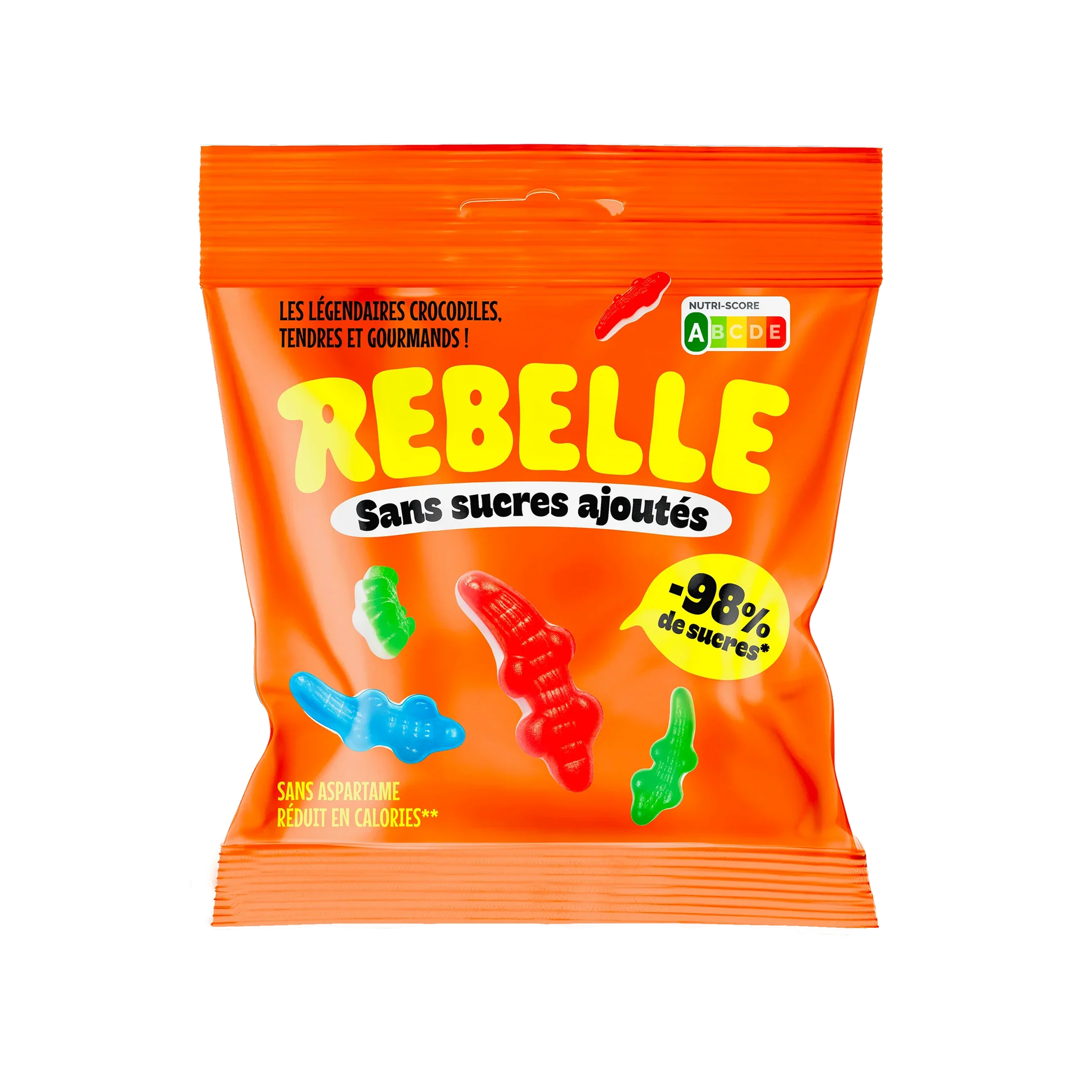 Bonbons crocodiles sans sucre.