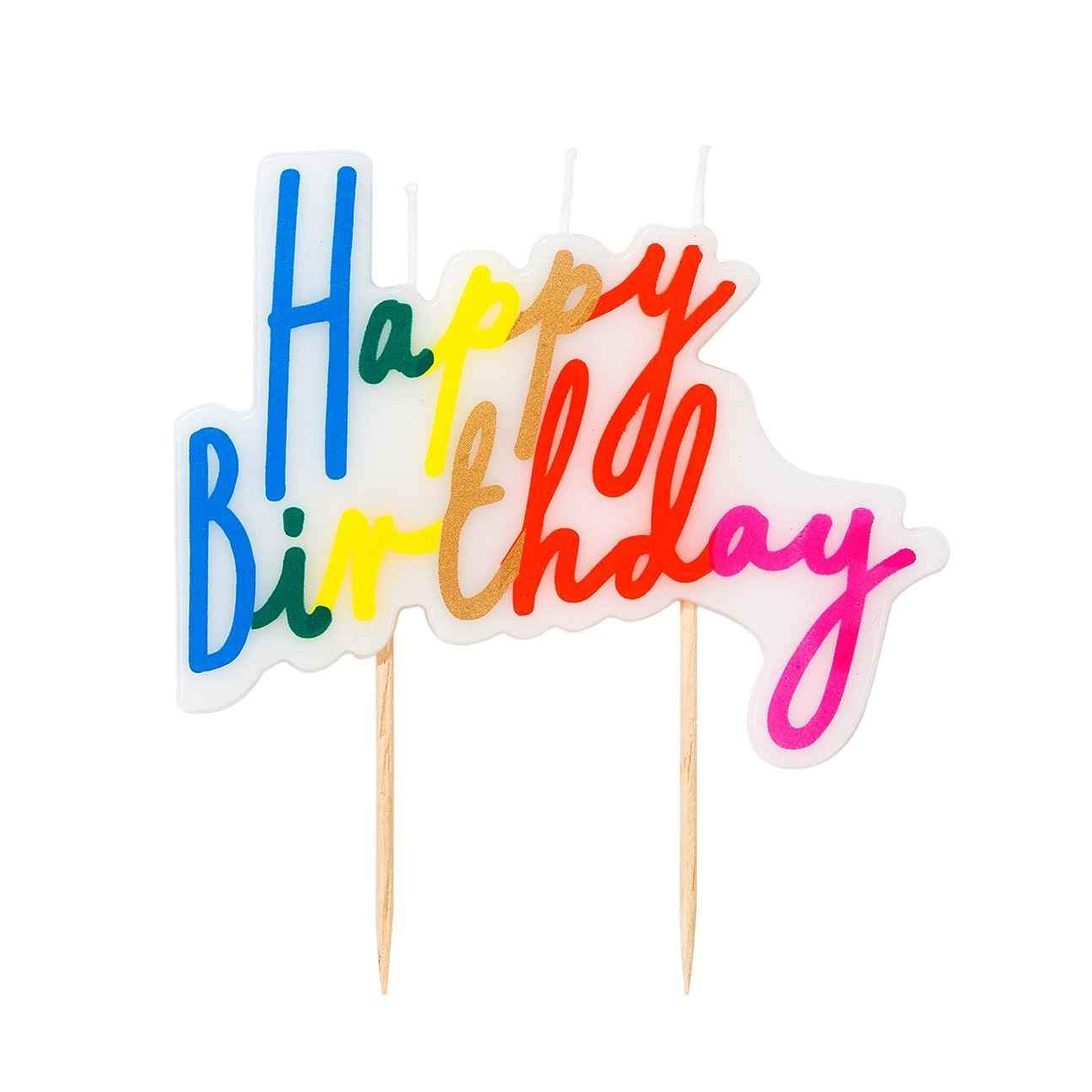 Bougie Happy Birthday