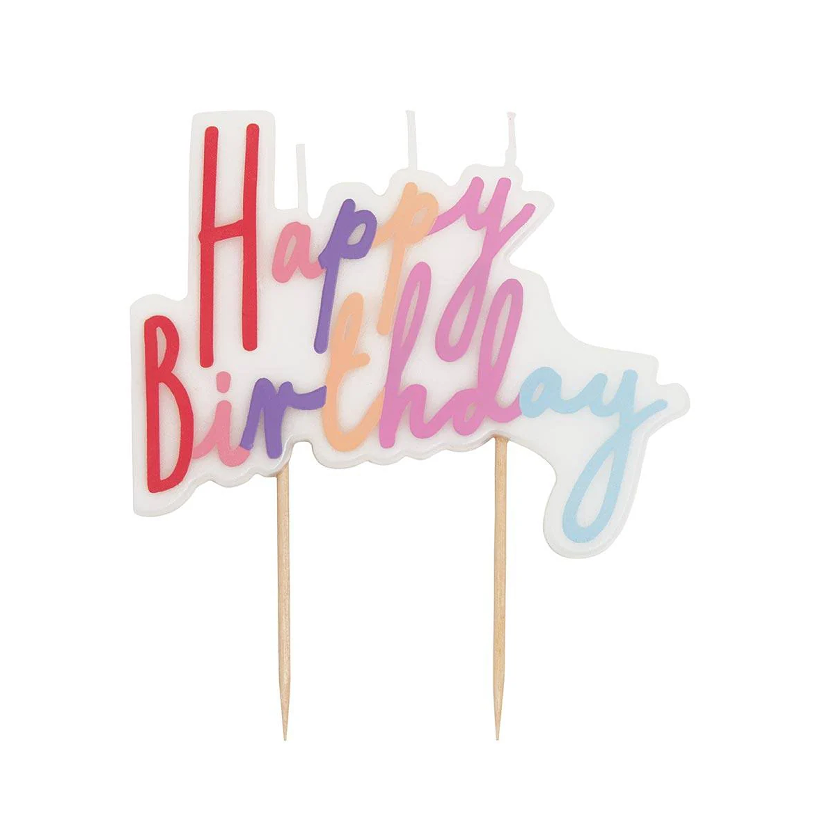 Bougie Happy Birthday