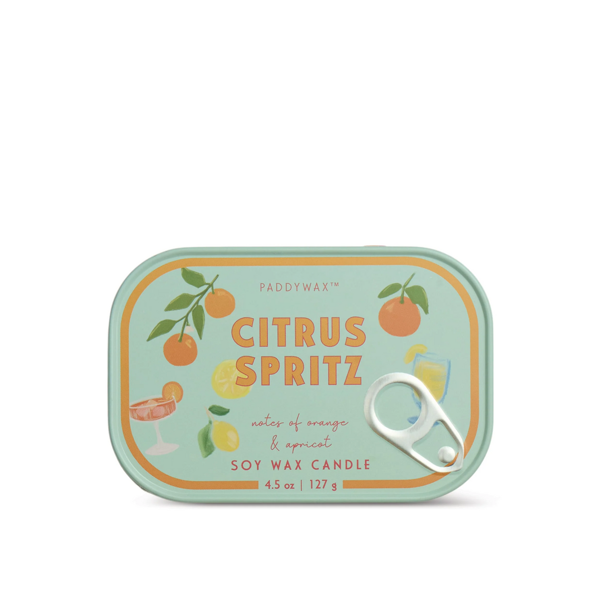 Bougie parfumée Bistro Tin - Orange citrus spritz