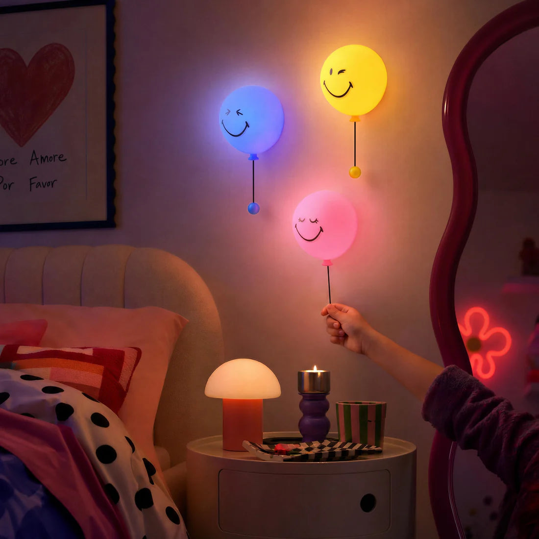 Veilleuse Smiley - Bubbly light