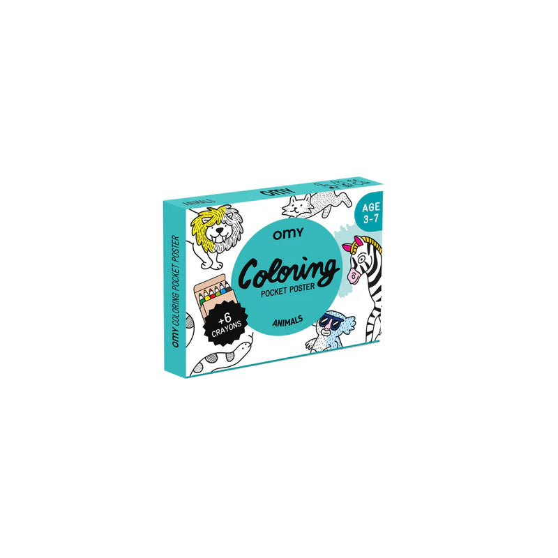 OMY Coloriage pocket - Animals