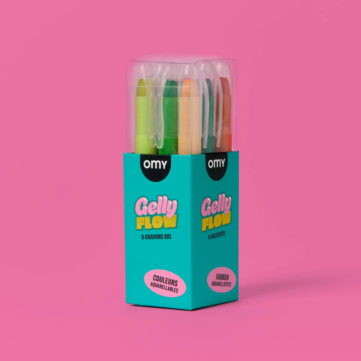 Omy Set de 9 Crayons Gel