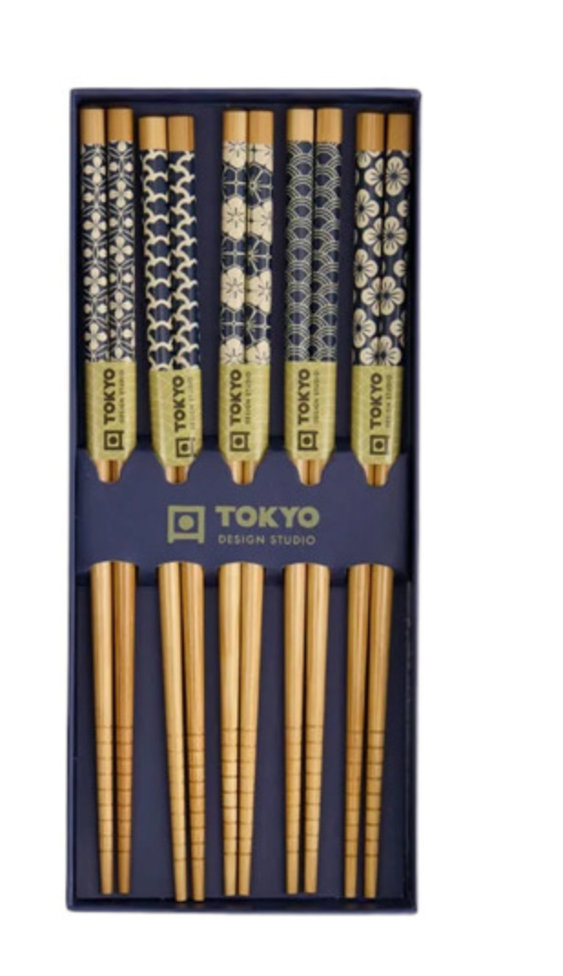 Coffret de 5 baguettes - blue