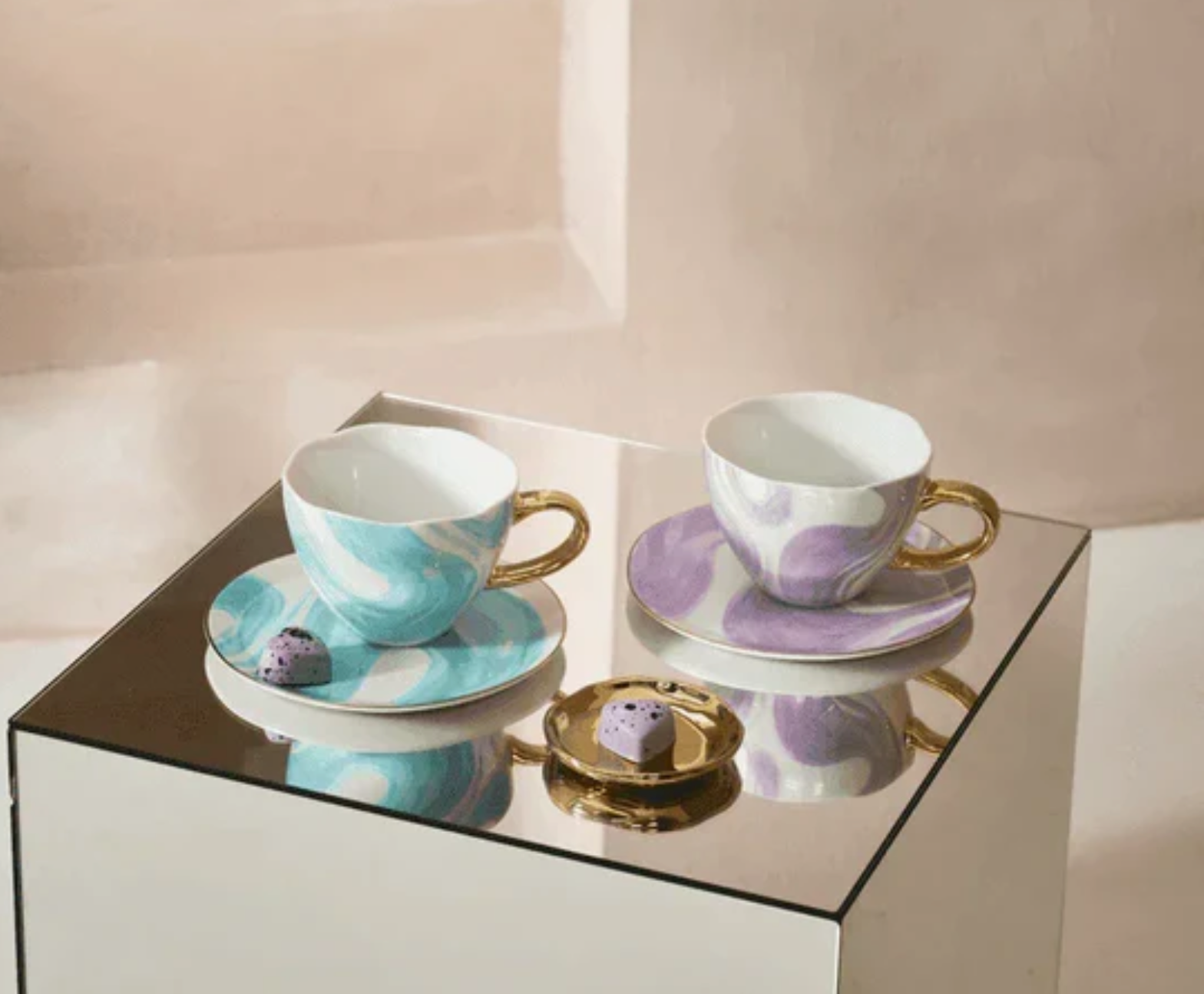 Tasse Good Morning ∅ 11 cm - valuri violet