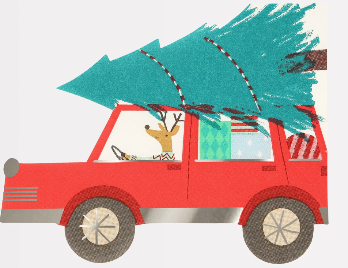 Serviette Reindeer - Voiture