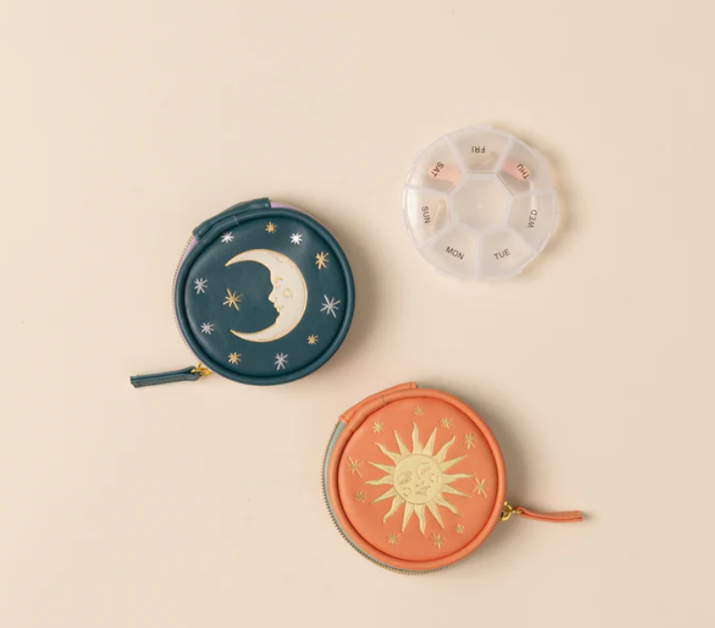 Étui à médicaments- Terracotta sun