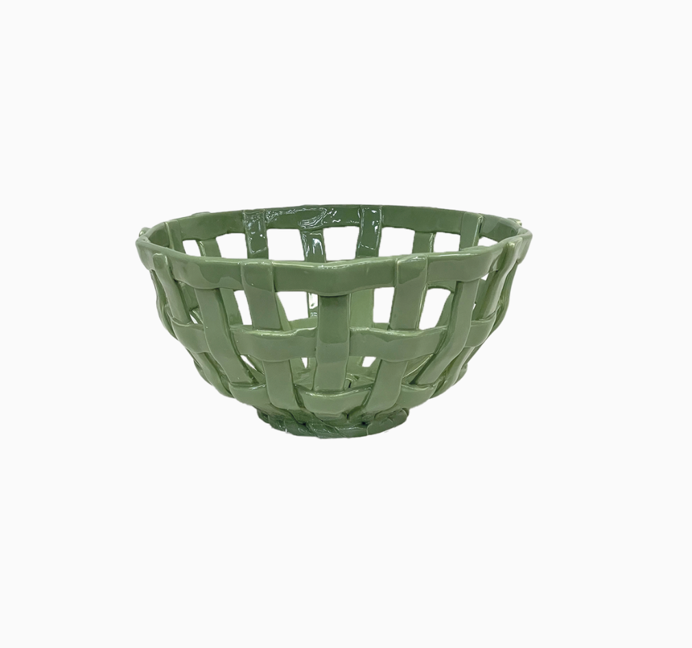 Panier céramique rond
