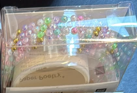 Rouleau autocollants perles