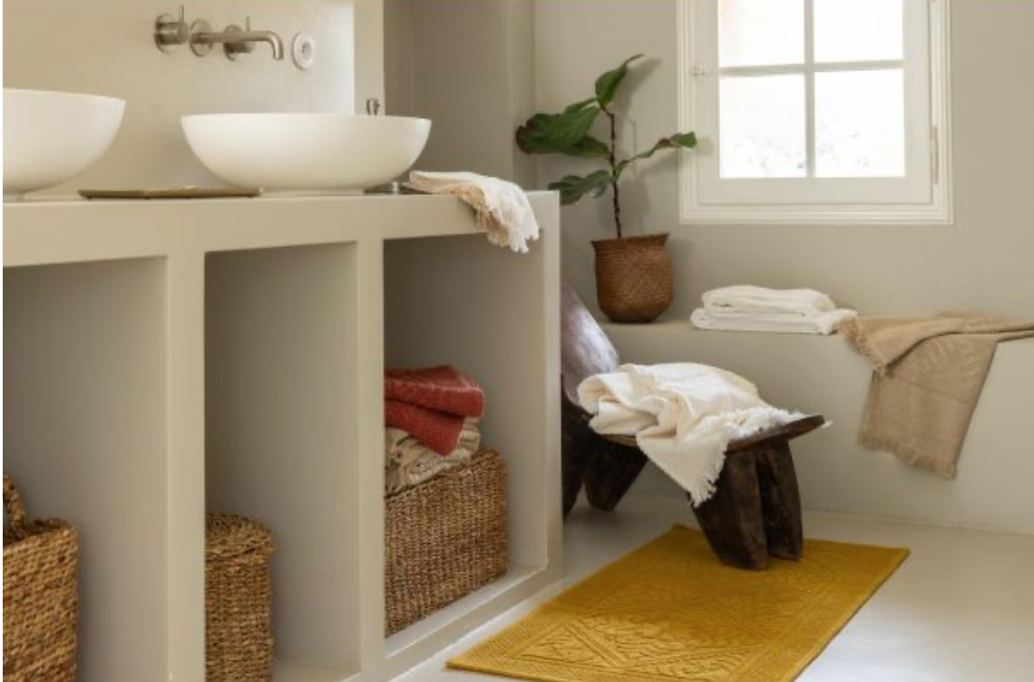 Tapis de bain Enzo - Safran 54x64 cm