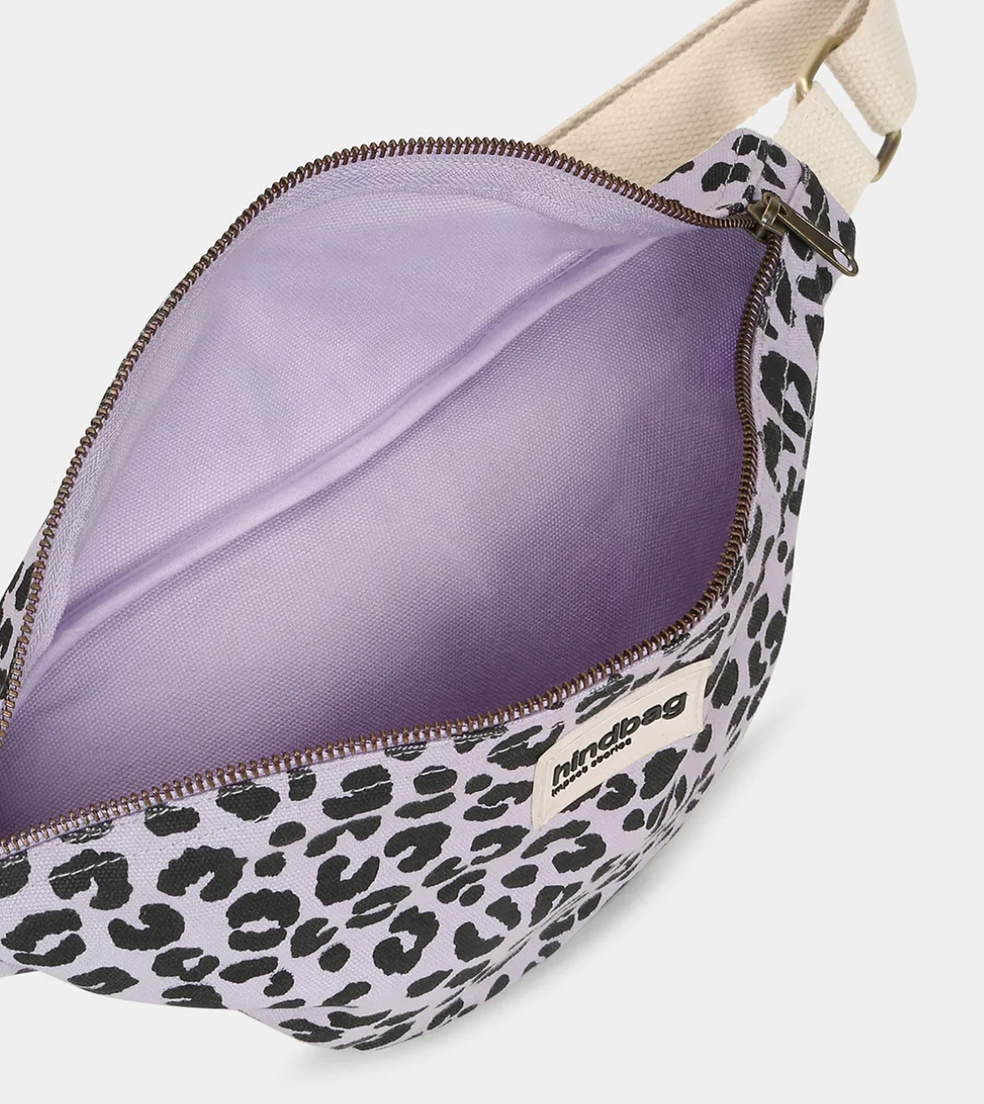 Sac banane Olivia - Léopard lilas