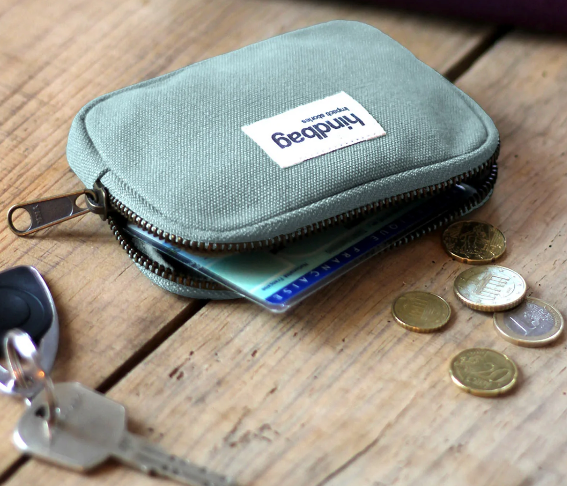 Petit porte-monnaie Lili - Sauge