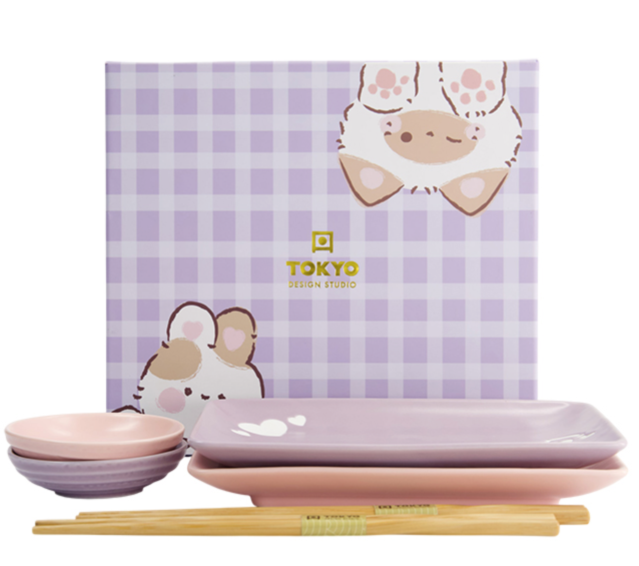 Coffret Sushi - Kawaii Rabbit Cat