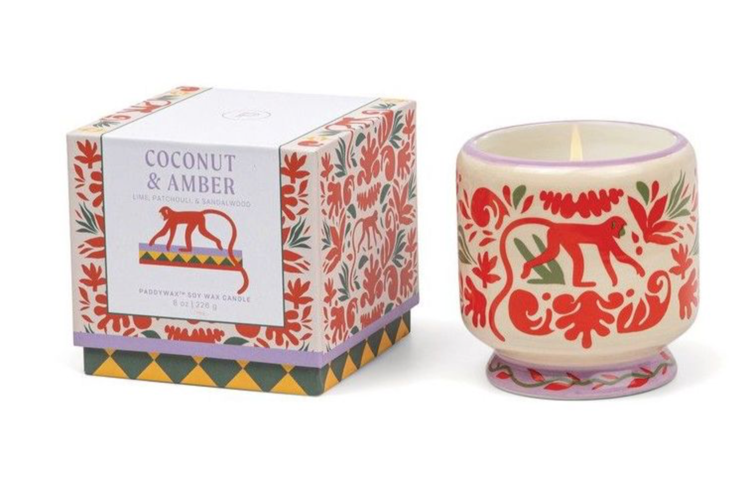 Bougie parfumée Adopo -  Coconut et Ambre