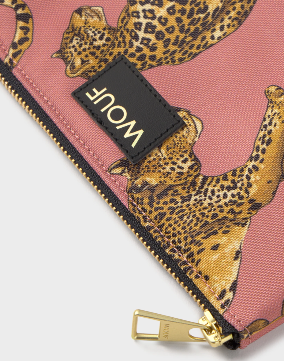 Wouf Pochette - Blush Leopard