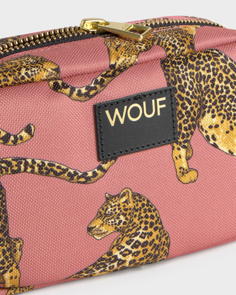 WOUF Trousse de maquillage - Blush Leopard