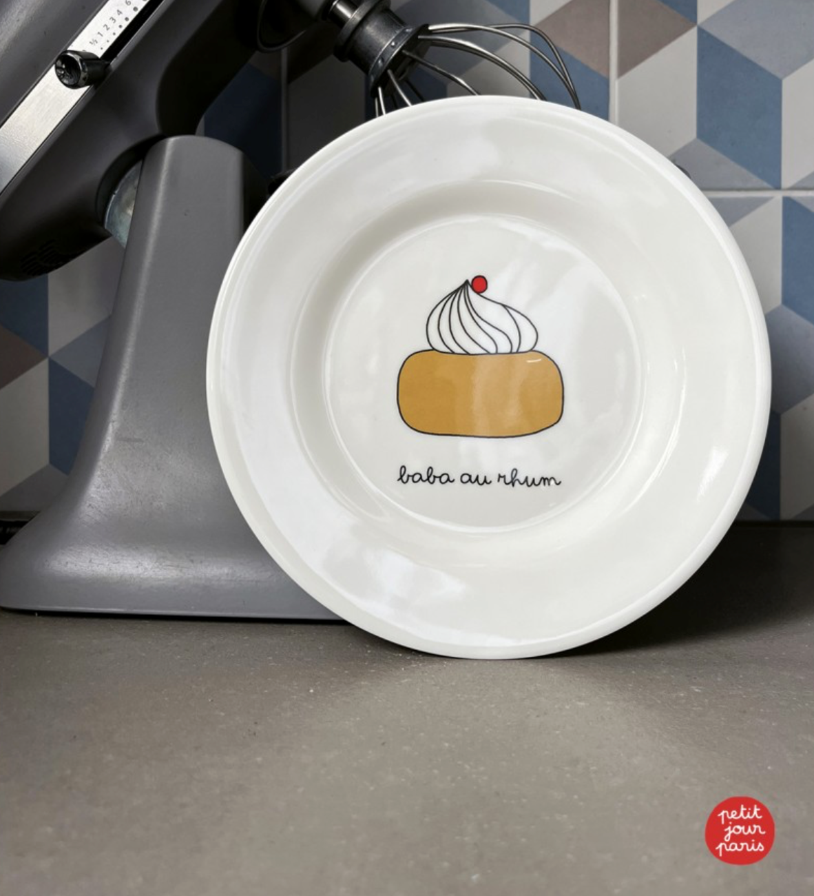 Petit Jour Assiette à dessert - Baba au rhum