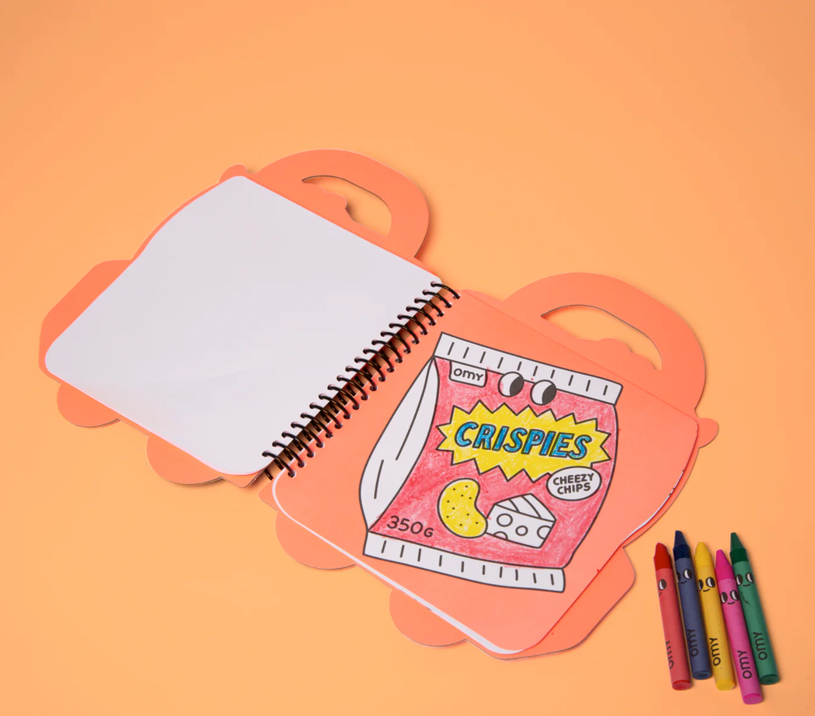 OMY Super coloring & stickers book - Yummy