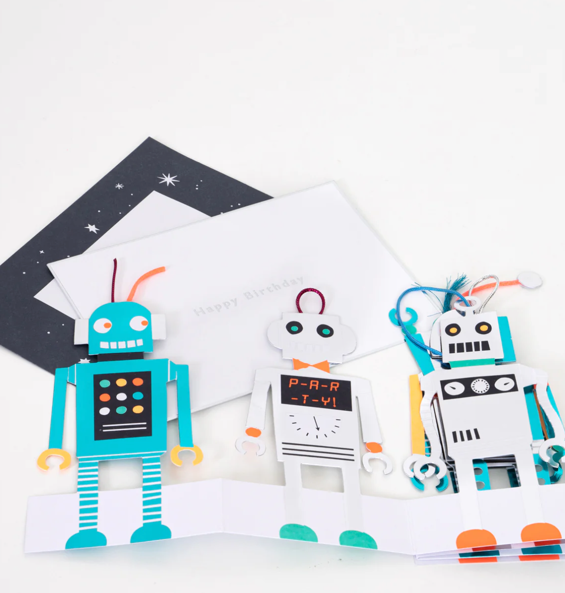 Carte accordéon - Robot
