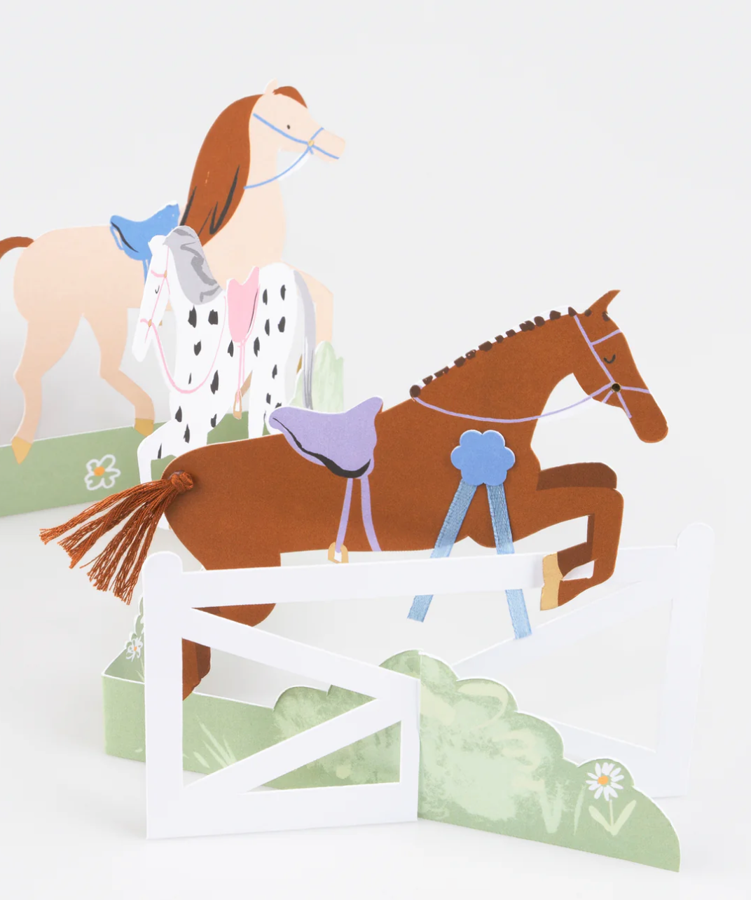 Carte accordéon - Équitation