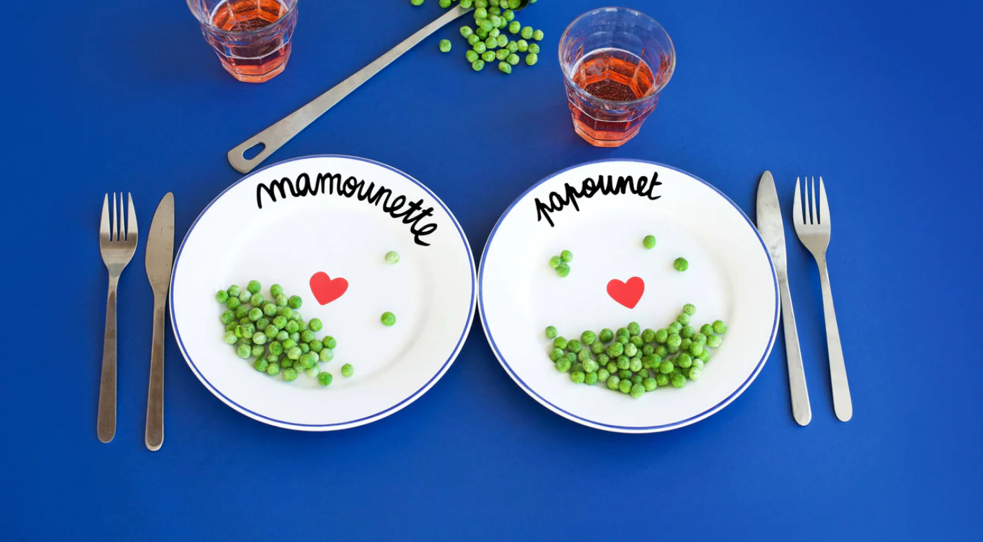 Assiette famille - Papounet