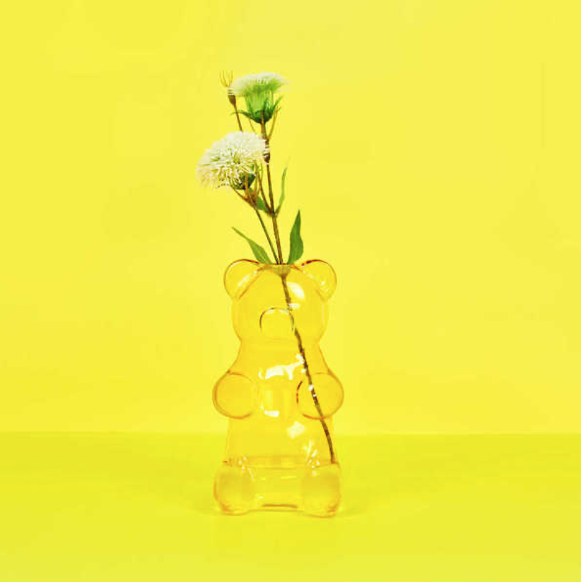 Vase Yummy bear - jaune