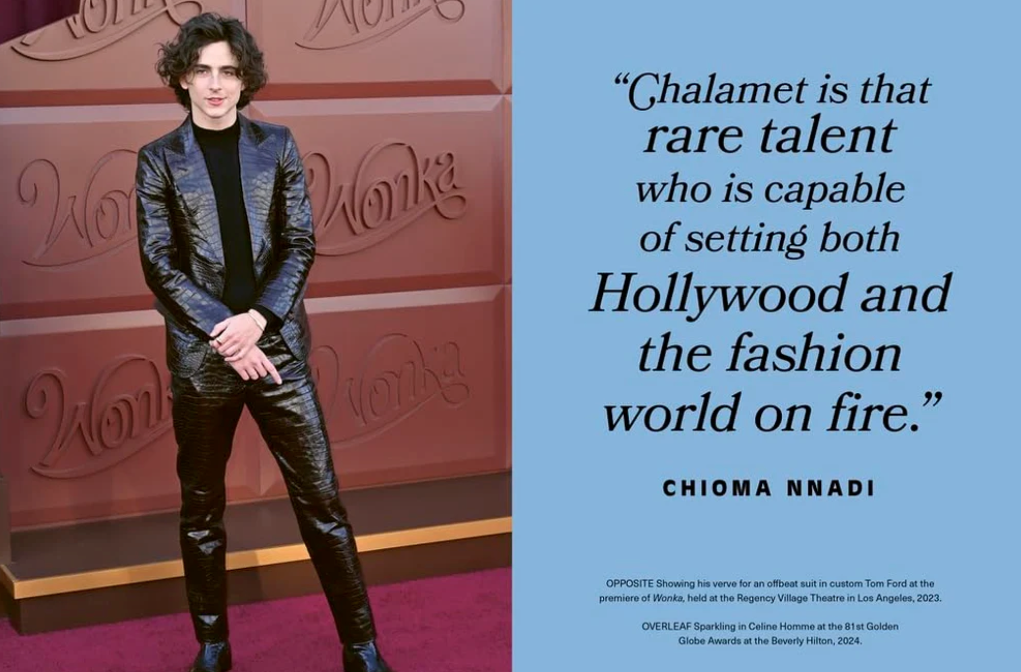 Icons of Style - Timothée Chalamet