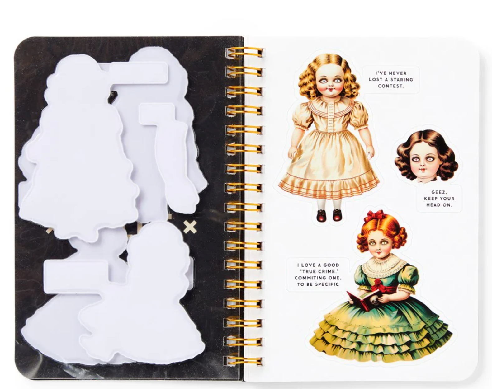 Sticker book - Haunted Dolls