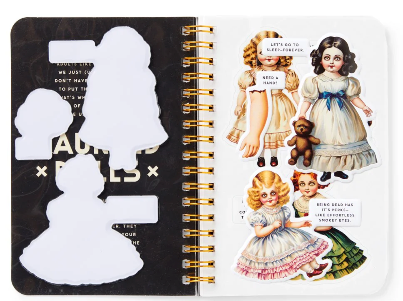 Sticker book - Haunted Dolls