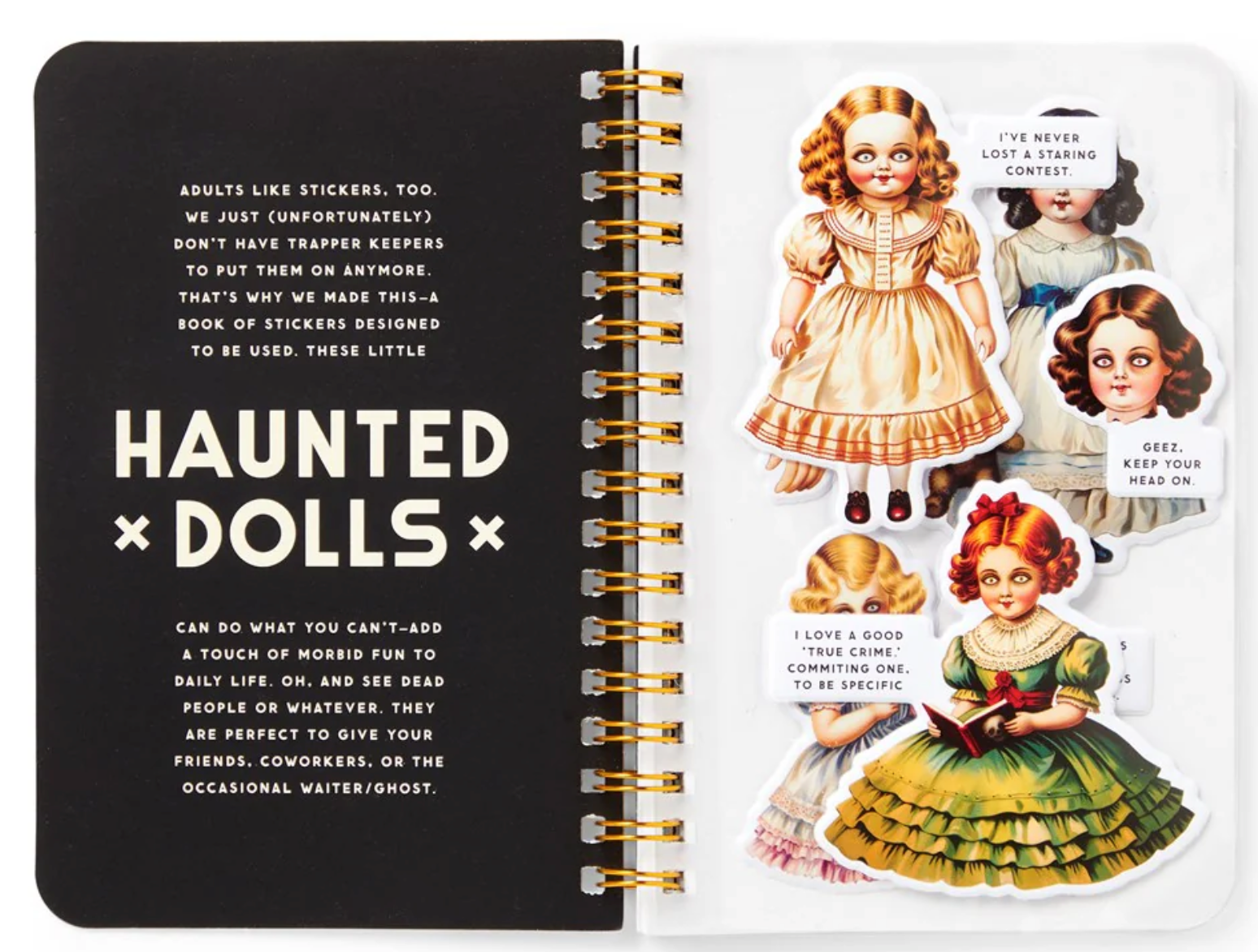 Sticker book - Haunted Dolls