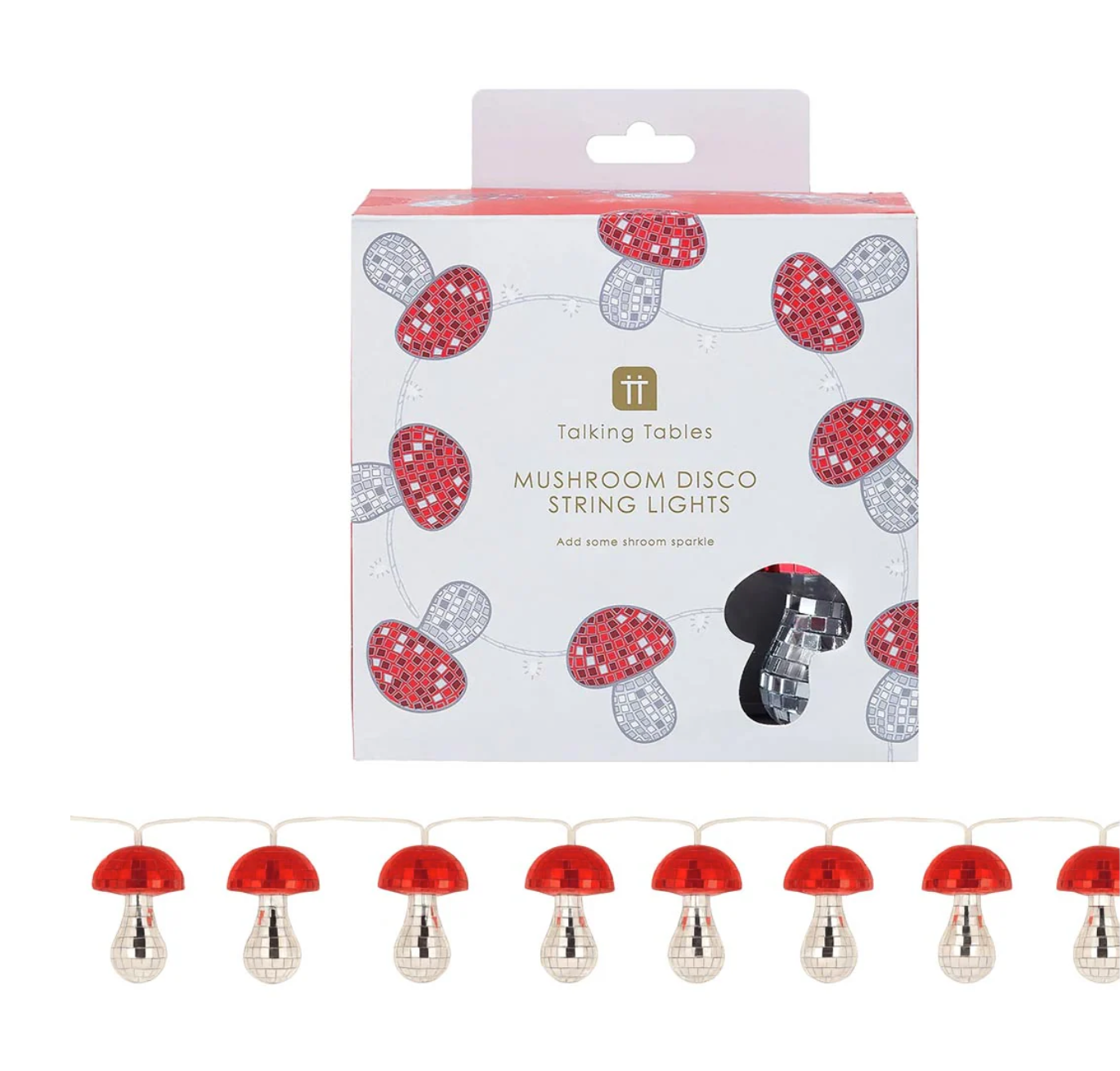 Guirlande champignon disco