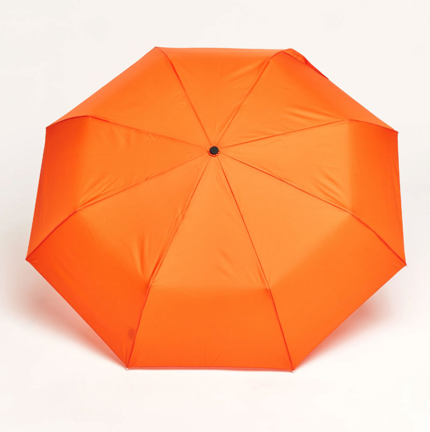 Parapluie compact avec manche Duck - papaya