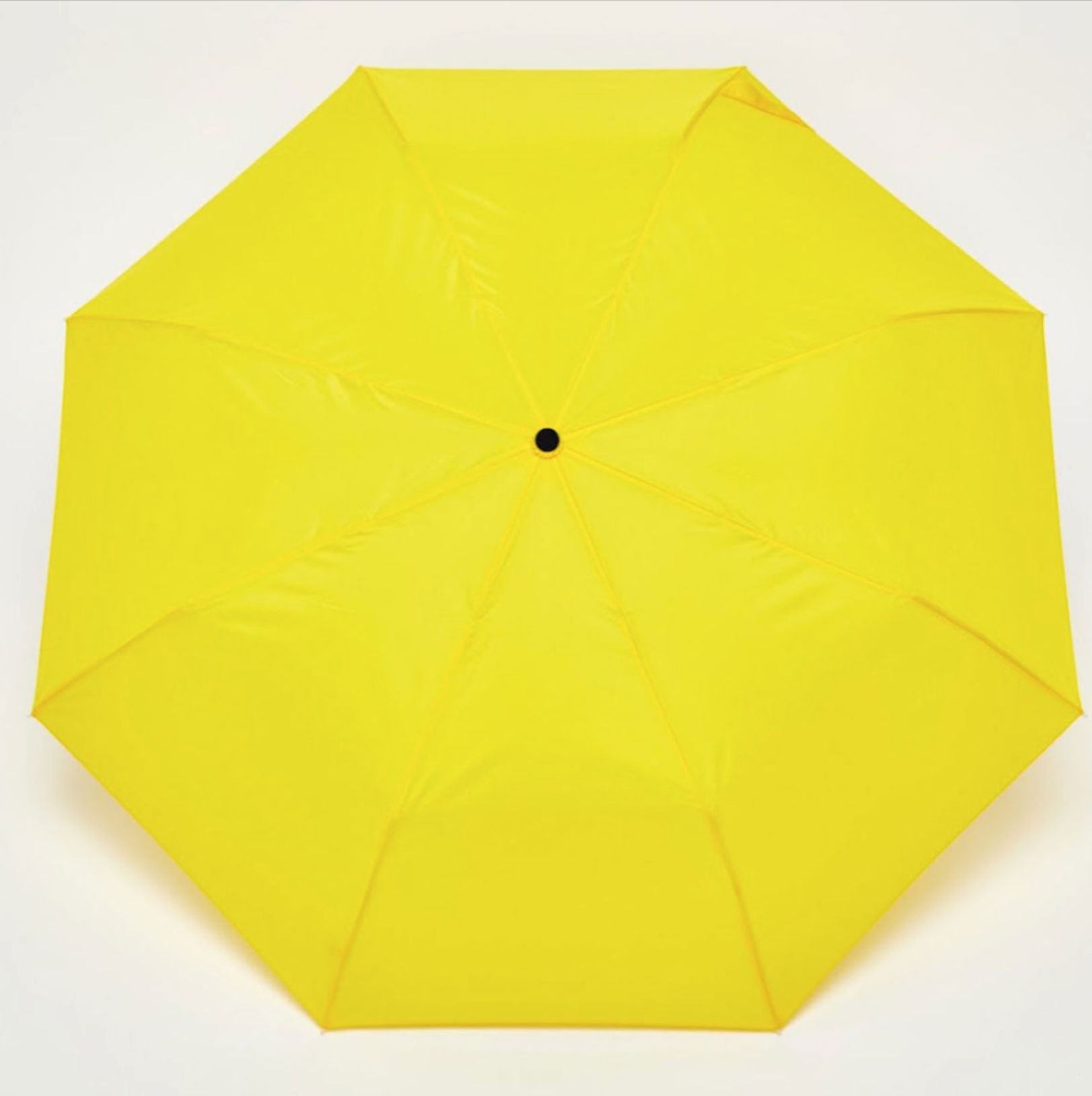 Parapluie compact avec manche Duck - yellow