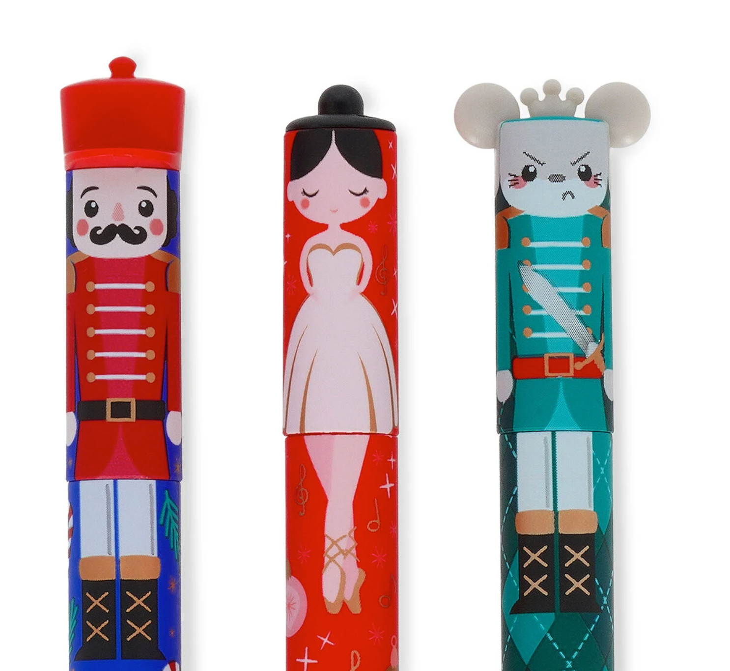 Legami set de 3 Stylos Gel Effaçable 0.7mm - The Nutcracker