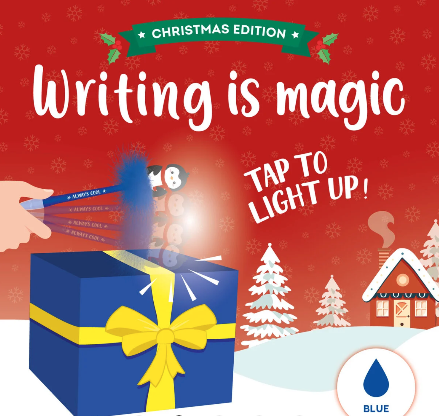 Legami Stylo Bille Lumineux Penguin