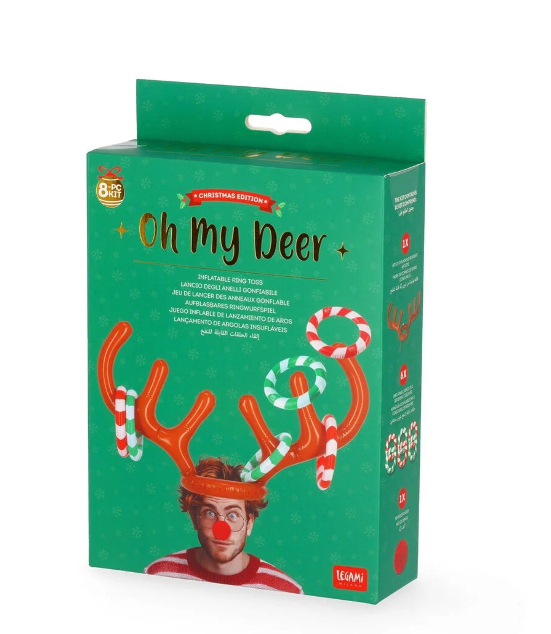 Legami Jeu de lancer d'anneaux Renne