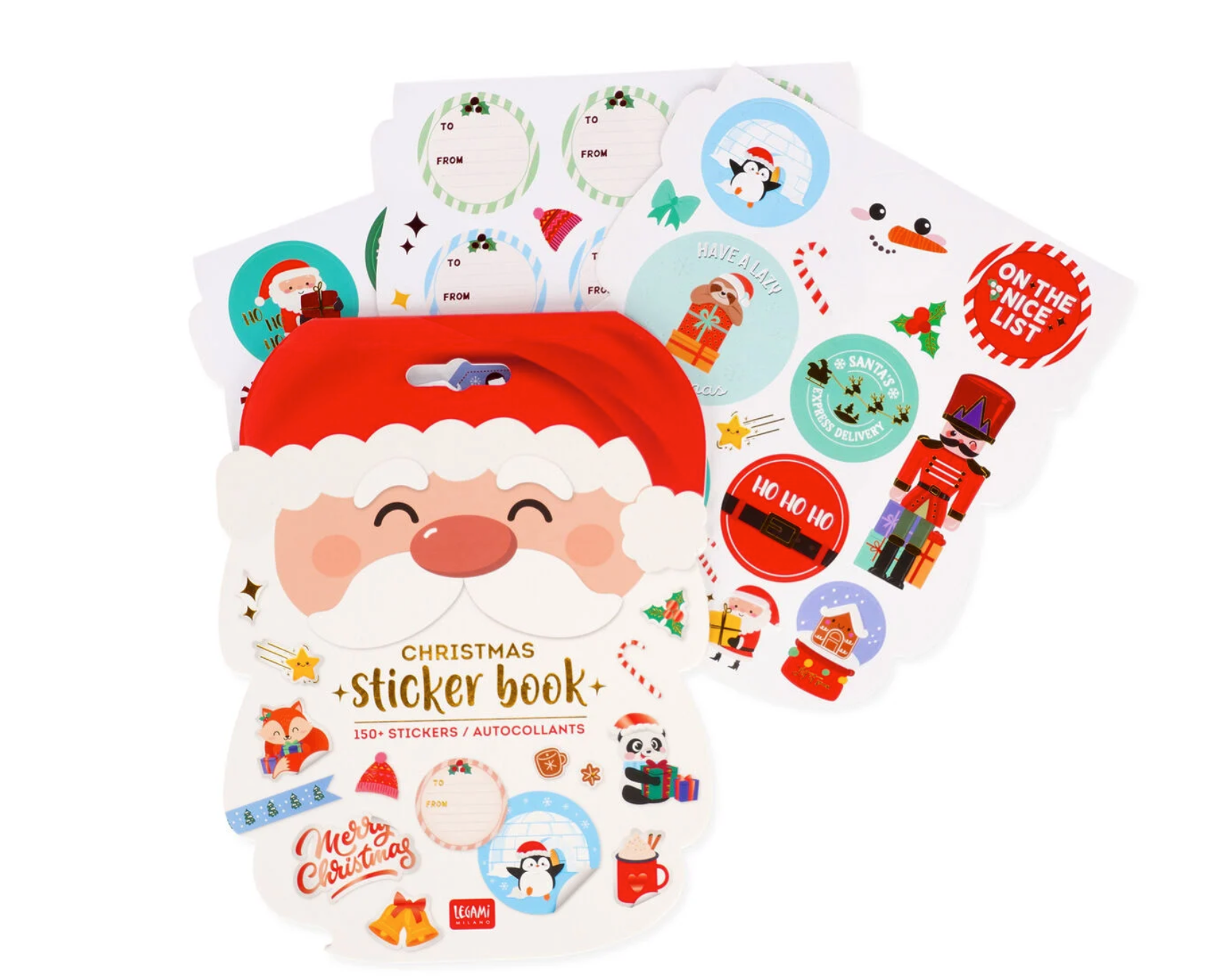 Legami Stickers book Santa Claus