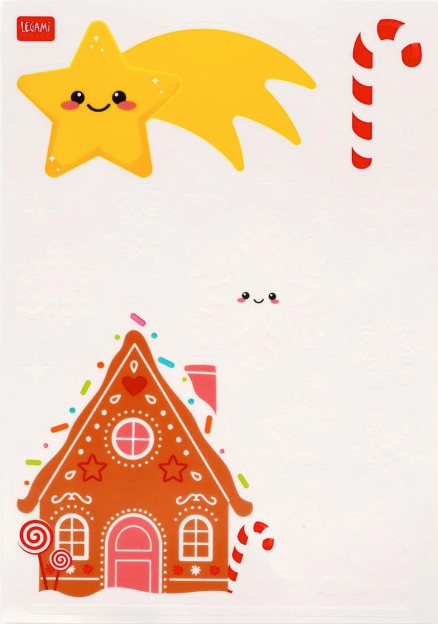 Legami Stickers fenêtre Xmas Windo-wow