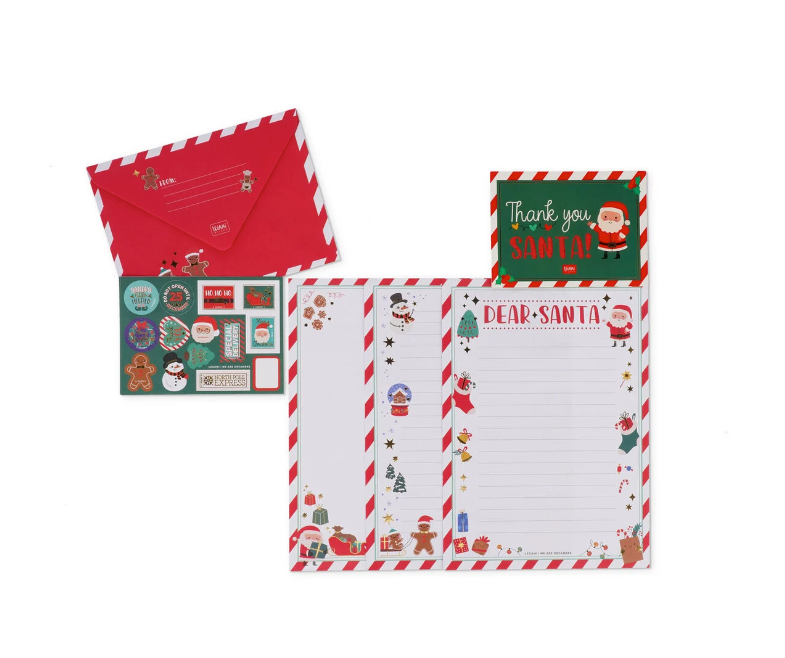 Legami Kit lettre au Père Noël
