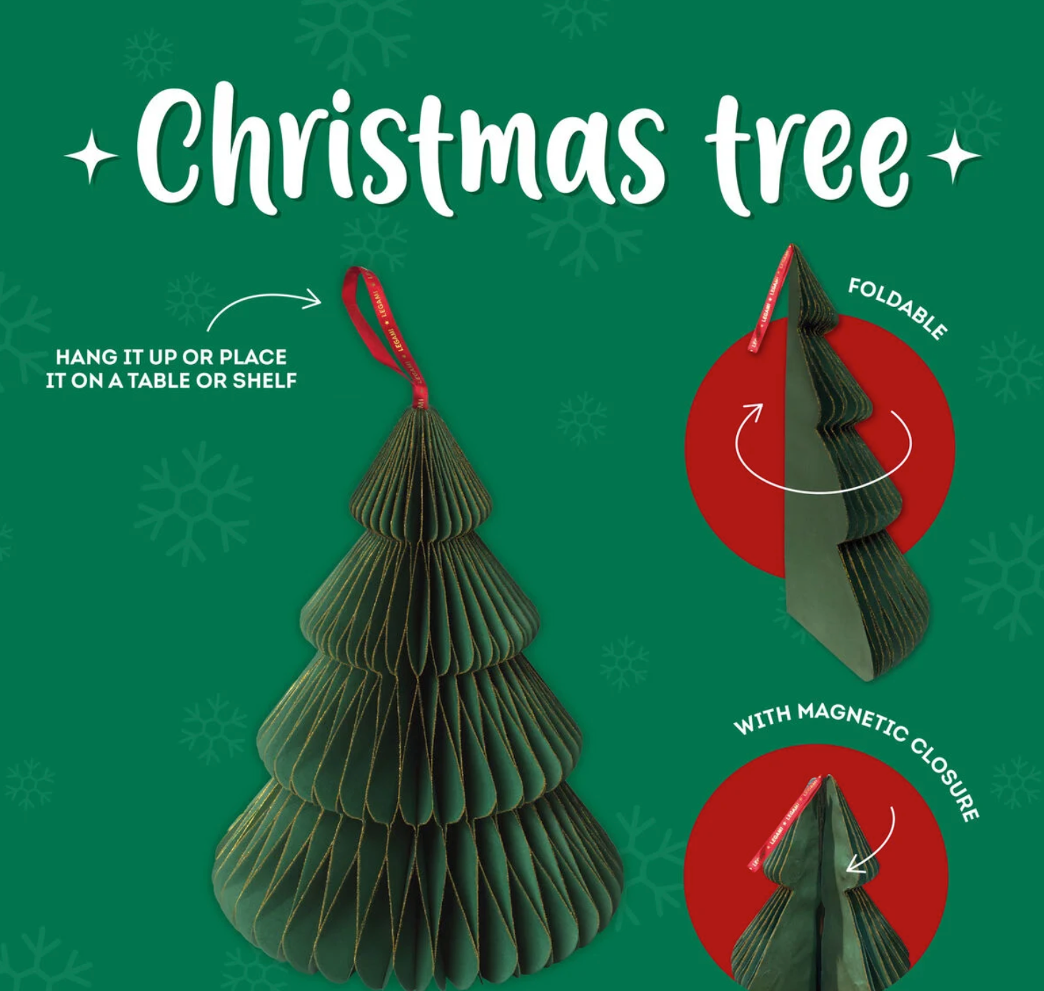 Legami Sapin de noël pliable