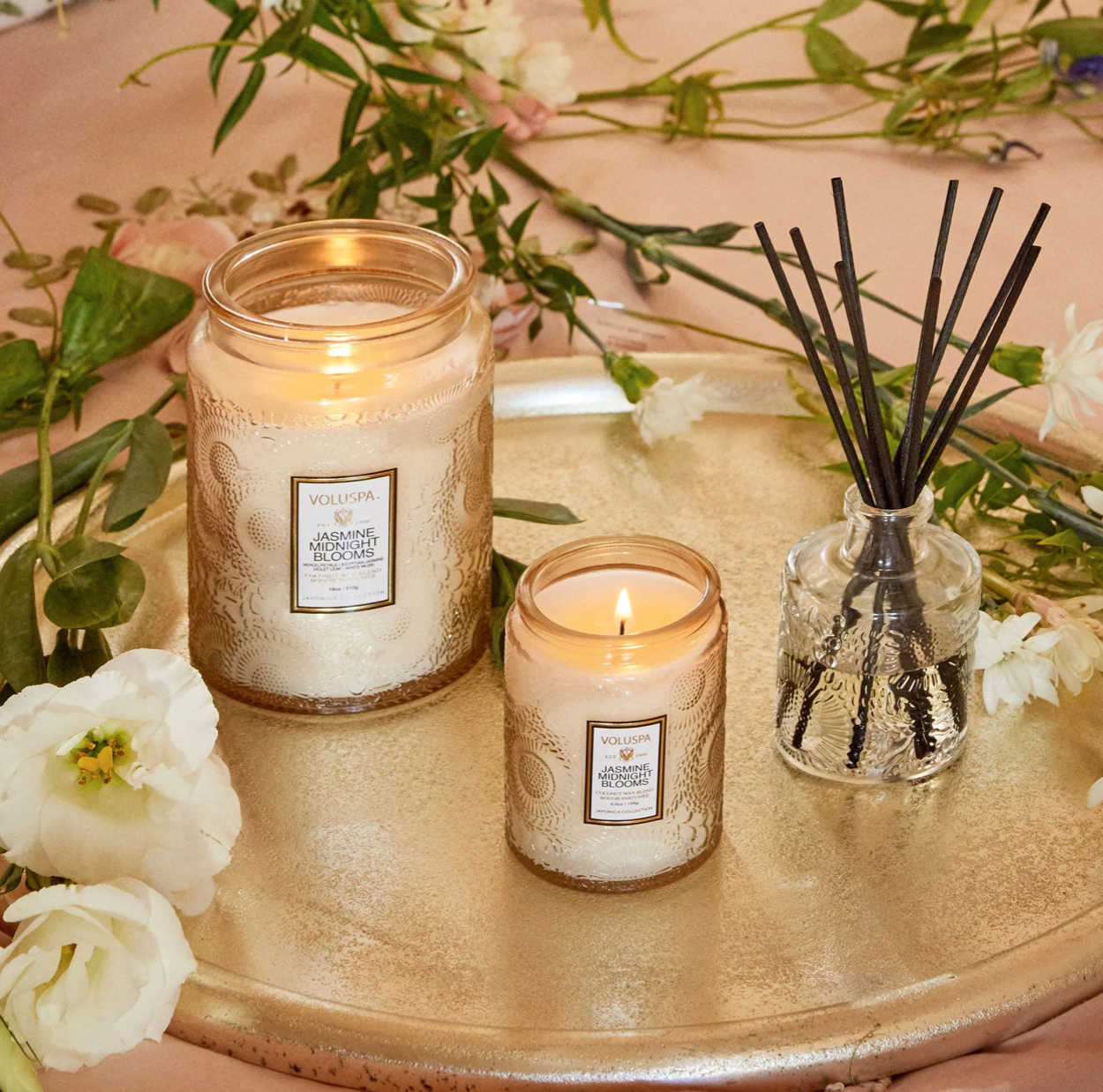 Voluspa diffuseur de parfum - Jasmine midnight