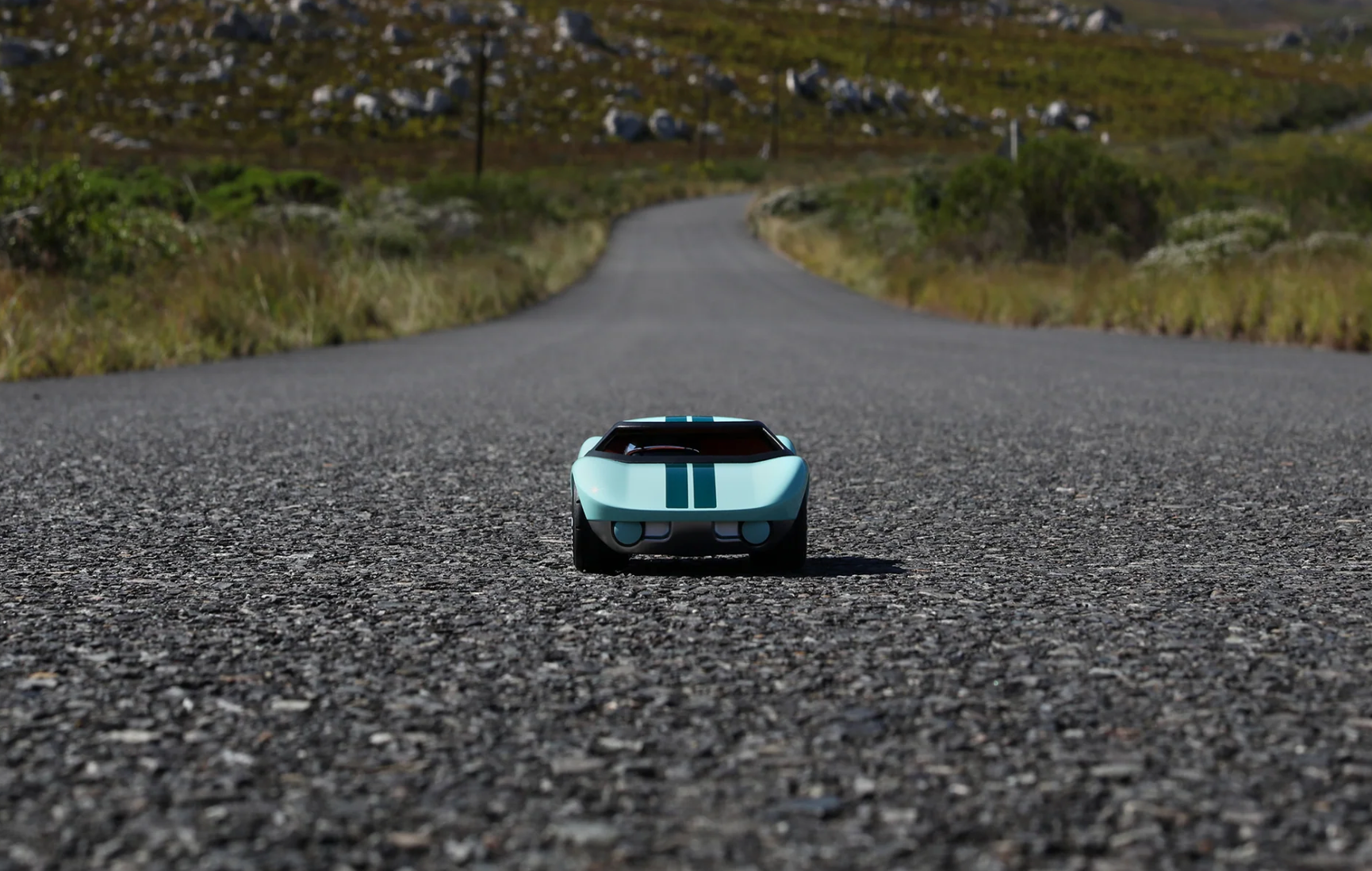 Voiture mini Ken Parton - Bleu/Gris