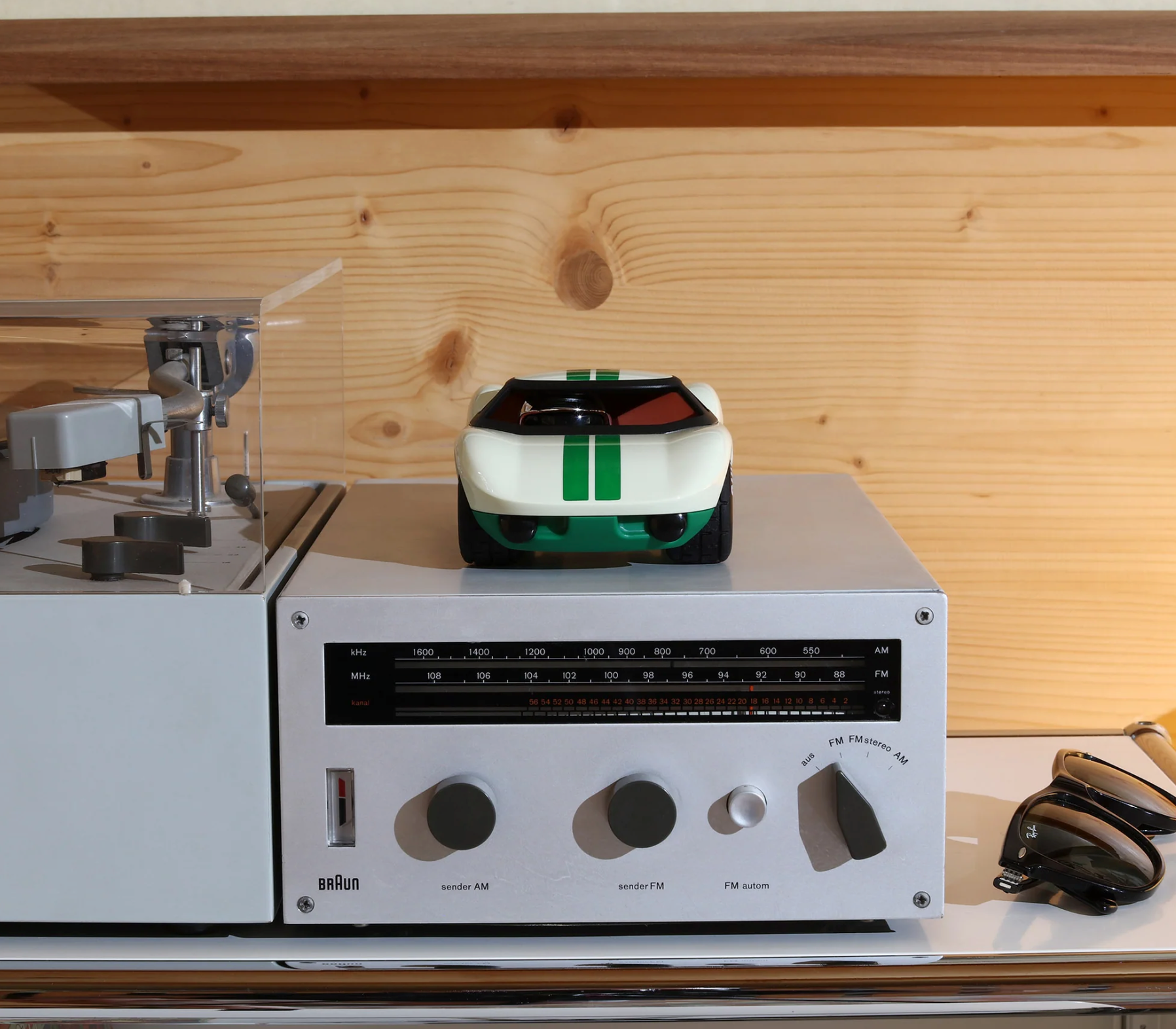 Voiture mini Ken Cline - Blanc/Vert