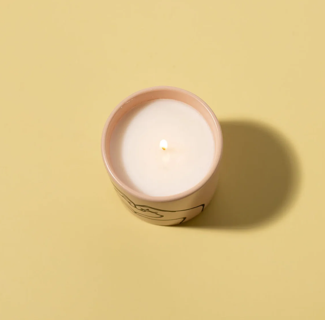 Bougie parfumée - Dusty pink Heart