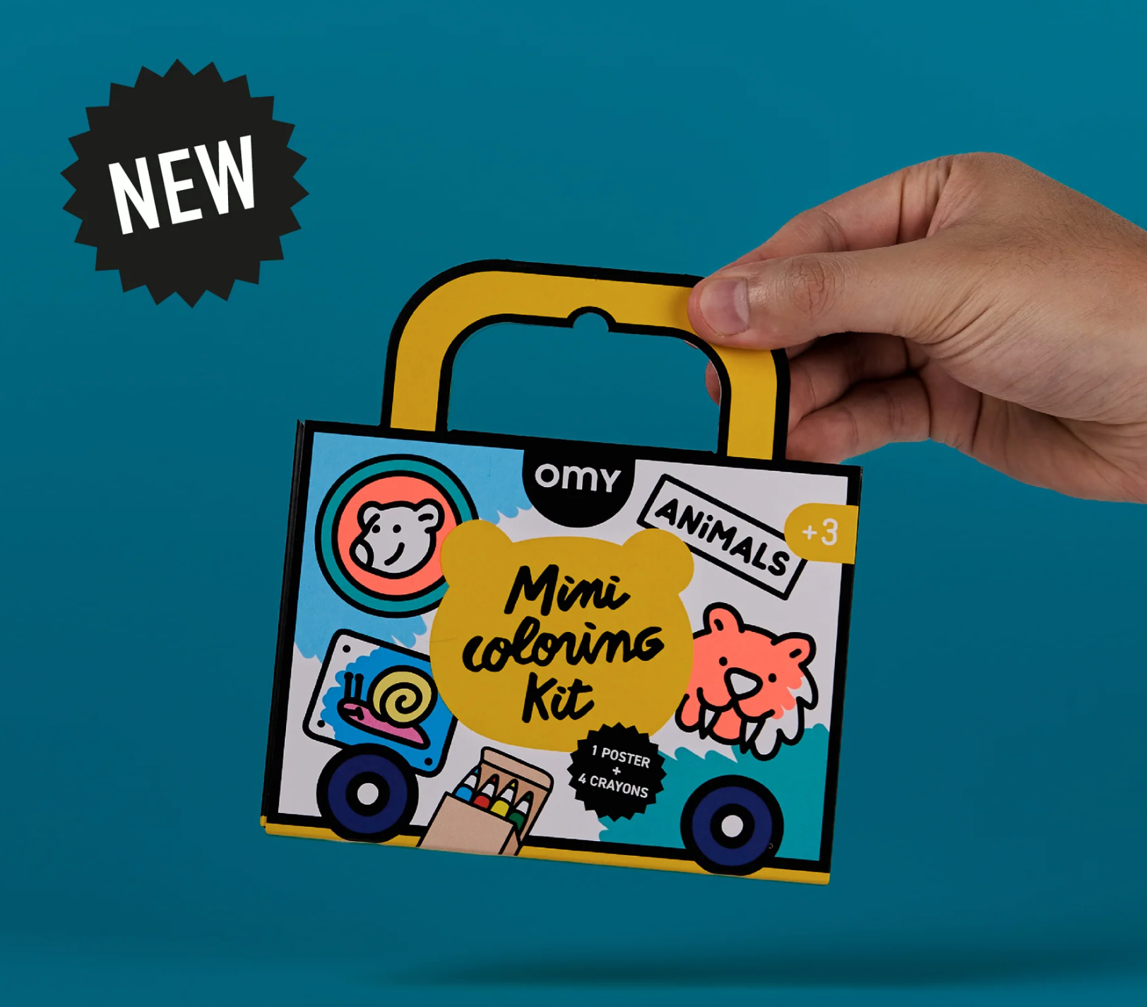 OMY Mini coloriage kit - Animals