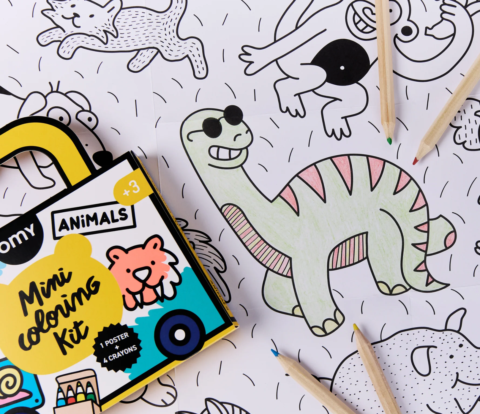 OMY Mini coloriage kit - Animals